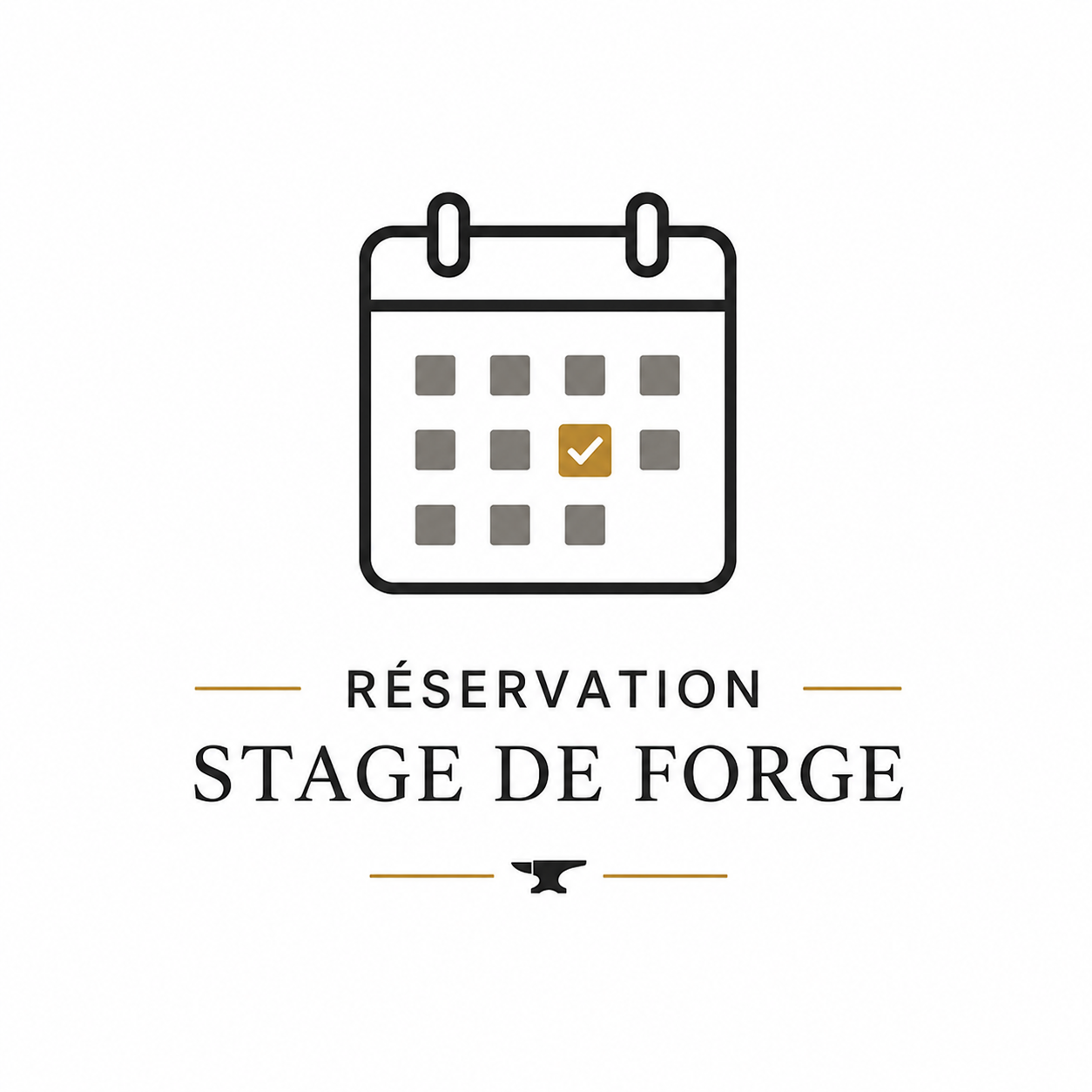 Réservation stage de forge