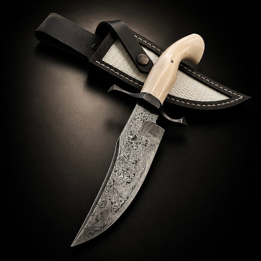 Couteau Damas Bowie Deluxe