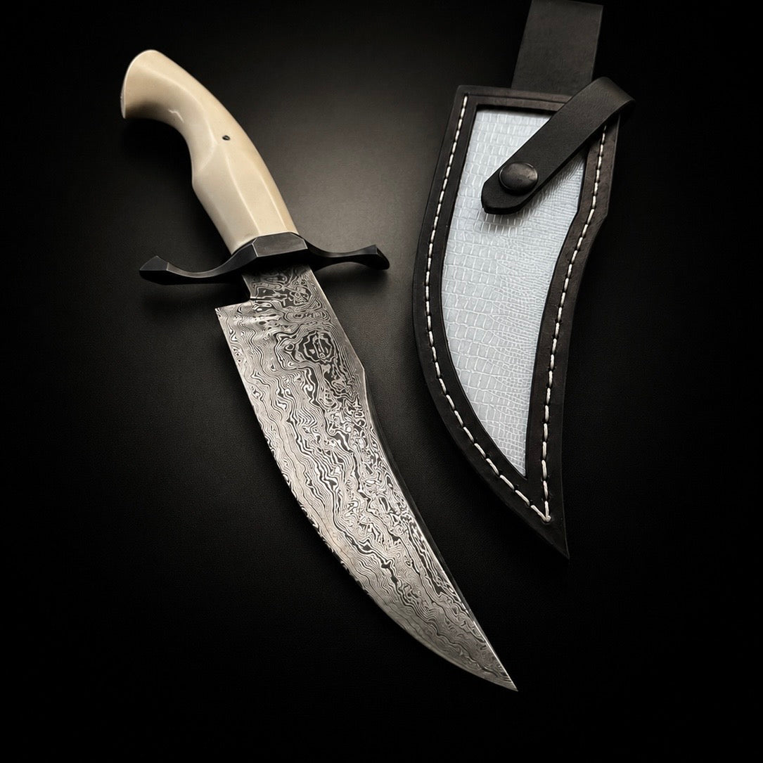 Couteau Damas Bowie Deluxe