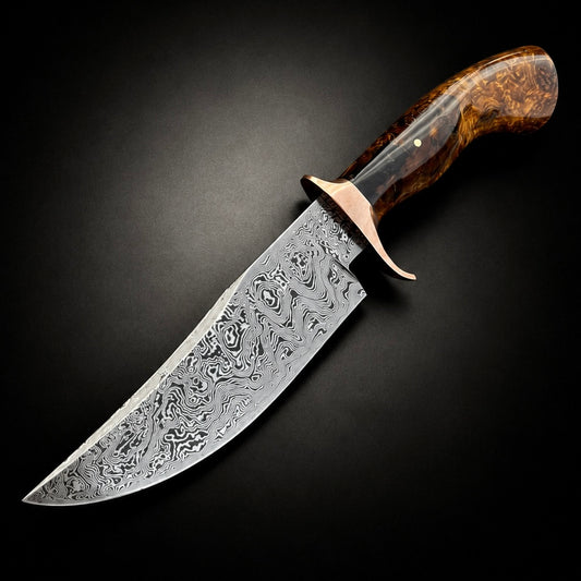 Couteau Damas Bowie Hunter