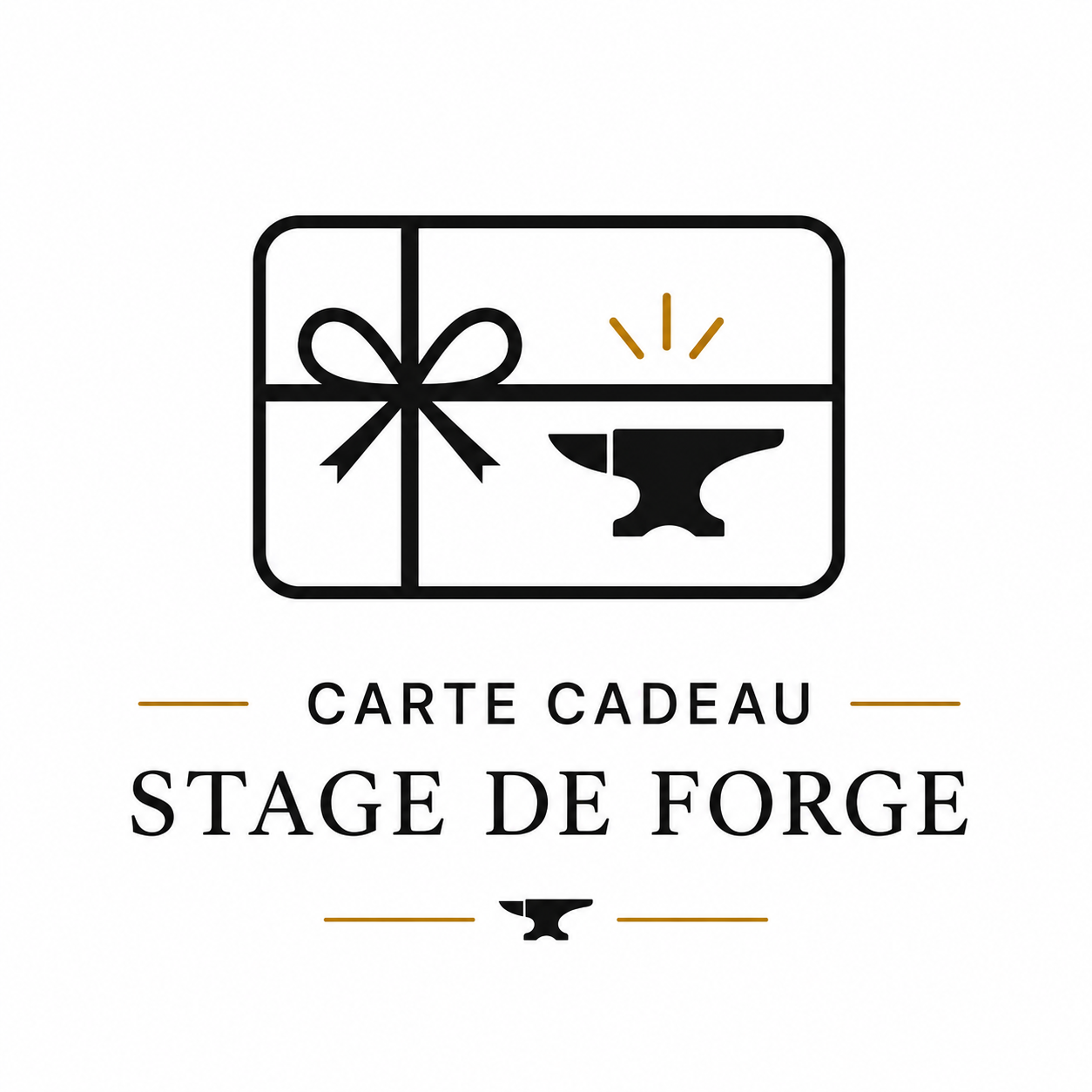 Carte cadeau Stage de forge